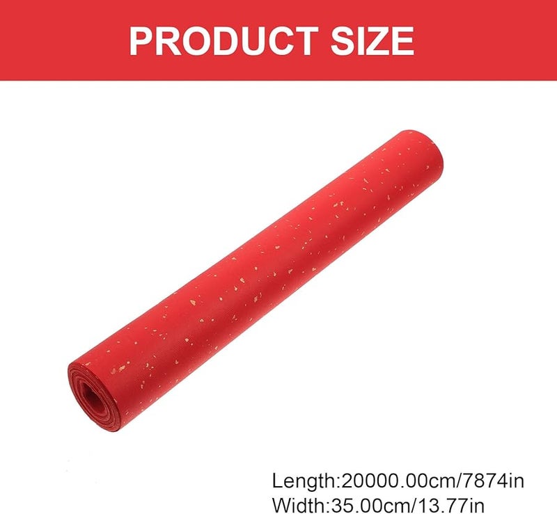 Red Gold Foil Rice Paper Roll 35cm x 20m for Chinese Calligraphy Brush Writing and Sumi Ink Painting - Image 2